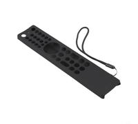 Coque en silicone anti-chute pour télécommande TV TCL RC833A (noir) | Matériau lavable, hygiénique pour propre, résistant à la poussière, protège contre les rayures, facile d'entretien
