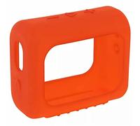 Coque en Silicone Anti-Poussière Compatible pour JBL Go 3, Housse de Protection pour Haut-Parleur Bluetooth, Accessoires de Coque Anti-Chute (Rouge)