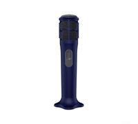 Coque en silicone anti-roulis avec base pour JBL pour PartyBox Mic (Bleu)