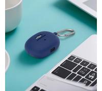 Coque en silicone antichoc et imperméable pour SHOKZ Open Dots One, idéale pour les aventures en plein air (bleu)