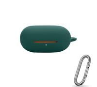 Coque en silicone antichoc pour Powerbeats Pro 2, coque de protection portable avec boucle porte-clés, design compact et léger pour protection contre les chutes et les rayures (vert)