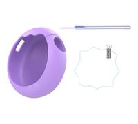 Coque en silicone antichoc pour Tamagotchi Paradise - Coque de protection complète avec lanière anti-rayures - Violet