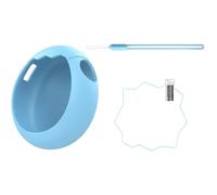Coque en silicone antichoc pour Tamagotchi Paradise - Coque de protection complète avec lanière anti-rayures - Bleu