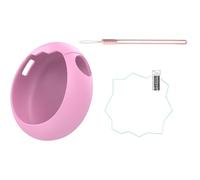 Coque en silicone antichoc pour Tamagotchi Paradise - Coque de protection complète avec lanière anti-rayures - Rose