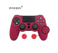 Coque en silicone antidérapante Cosmic Red pour manette Sony DualShock 4 PS4 Pro Slim, motif camouflage
