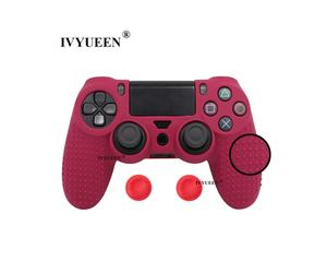 Coque en silicone antidérapante Cosmic Red pour manette Sony DualShock 4 PS4 Pro Slim, motif camouflage