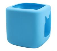 Coque en silicone antidérapante pour lecteur audio Toniebox 2 avec découpes sans couture pour tous les ports et boutons + absorption fiable (bleu)