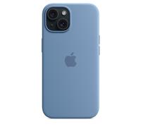Coque En Silicone Apple iPhone 15 Officielle - Bleu Hiver - Neuf