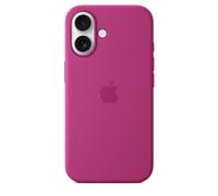 Coque En Silicone Apple iPhone 16 Officielle - Fuchsia (Rose) - Neuf