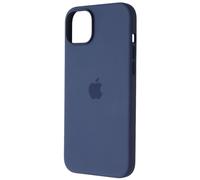Coque en silicone avec MagSafe pour iPhone 15 Plus Bleu orage