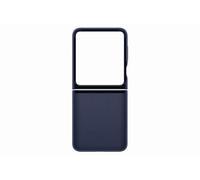 Coque en silicone avec anneau Bleu Nuit pour Samsung Galaxy Z Flip 7 FE