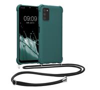 Coque en silicone avec collier pour Samsung Galaxy A03s