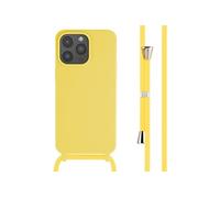 imoshion Coque en silicone avec cordon pour Apple iPhone 15 Pro Max - Jaune