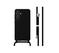 imoshion imoshion Coque en silicone avec cordon pour Samsung Galaxy S24 Noir Noir
