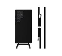 imoshion Coque en silicone avec cordon pour Samsung Galaxy S24 Ultra - Noir