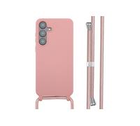 imoshion imoshion Coque en silicone avec cordon Samsung Galaxy S25 FE Sand Pink Rose