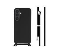 imoshion imoshion Coque en silicone avec cordon pour Samsung Galaxy S26 FE Noir Noir