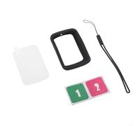 Coque en silicone avec film pour ordinateur de vélo C606, offrant une protection complète contre les chutes et les dangers environnementaux avec un encombrement minimal (housse + film)