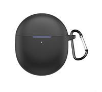 Coque en silicone avec finition lisse pour Google Pixel Buds 2A 2025 avec texture non abrasive et manipulation facile (noir)