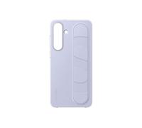 Coque en silicone avec lanière et fonction Stand Bleu Polaire pour Samsung Galaxy S25 FE