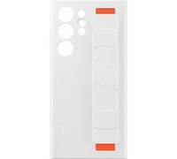 Coque en silicone avec lanière pour Samsung Galaxy S23 Ultra 5G Blanc Blanc G