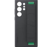Coque en silicone avec lanière pour Samsung Galaxy S23 Ultra 5G Noir Noir G