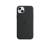 Coque en silicone avec MagSafe pour iPhone 15 Plus - Noir