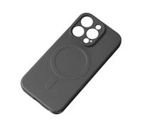 Coque en silicone avec MagSafe pour iPhone 15 Plus, noire