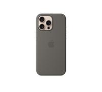 Coque en silicone avec MagSafe pour iPhone 16 Pro Max - Gris minéral