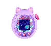 Coque en silicone avec oreilles de chat mignonnes pour machine de jeu électronique Tamagotchi Paradise, coque de protection en silicone liquide de qualité alimentaire pour Tamagotchi Paradise (violet)