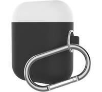 Coque en silicone bicolore pour Apple AirPods 1 / 2 - Noir&Blanc