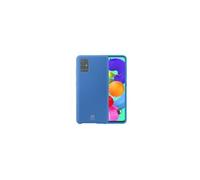 Coque en silicone bleu pour Samsung Galaxy A51
