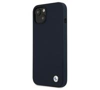 BMW BMHCP13SSILNA Coque de Protection pour iPhone 13 Mini 5,4" Marine Silicone Signature