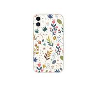 Coque en silicone - Compatible Apple iPhone 11 - design fleurs colorees