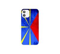 Coque en silicone - Compatible Apple iPhone 12 - design drapeau la reunion