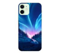 Coque En Silicone - Compatible Apple Iphone 12 Mini - Design Tombee De Nuit