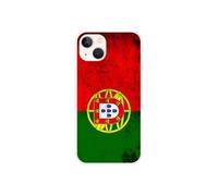 1001coques Coque de Téléphone Compatible avec iPhone 13, Design Drapeau Portugal, Imprimée en France, Étui Souple en Silicone, Housse de Protection.