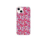 Coque en silicone - Compatible Apple iPhone 13 - design liberty wiltshire rouge