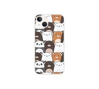 Coque en silicone - Compatible Apple iPhone 13 - design reunion de nounours