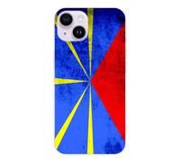 Coque En Silicone - Compatible Apple Iphone 14 - Design Drapeau La Reunion