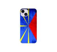 Coque en silicone imprimée compatible Apple iPhone 14 Drapeau La Réunion