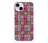 Coque En Silicone - Compatible Apple Iphone 14 - Design Patchwork Mandala