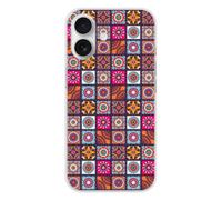 Coque En Silicone - Compatible Apple Iphone 16 - Design Patchwork Mandala
