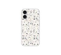 Coque en silicone - Compatible Apple iPhone 16 - design terrazzo color