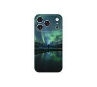 Coque en silicone - Compatible Apple iPhone 17 Pro - design aurores boreales