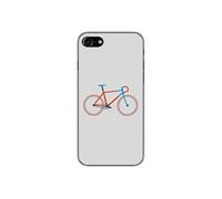 Coque en silicone - Compatible Apple iPhone 8 - design bike color hipster