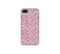 Coque en silicone imprimée compatible iPhone 8 Liberty Wiltshire Rose