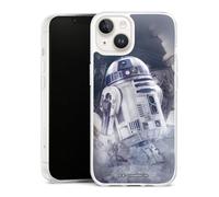 Coque en Silicone Compatible avec Apple iPhone 14 Etui Silicone Coque Souple Star Wars Robots Articles pour Fans