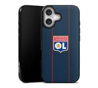 Coque en Silicone Compatible avec Apple iPhone 16 Étui Silicone Coque Souple Olympique Lyonnais Maillot Articles pour Fans