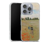 Coque en Silicone Compatible avec Apple iPhone 16 Pro Etui Silicone Coque Souple Peinture ¼uvre d'art Monet